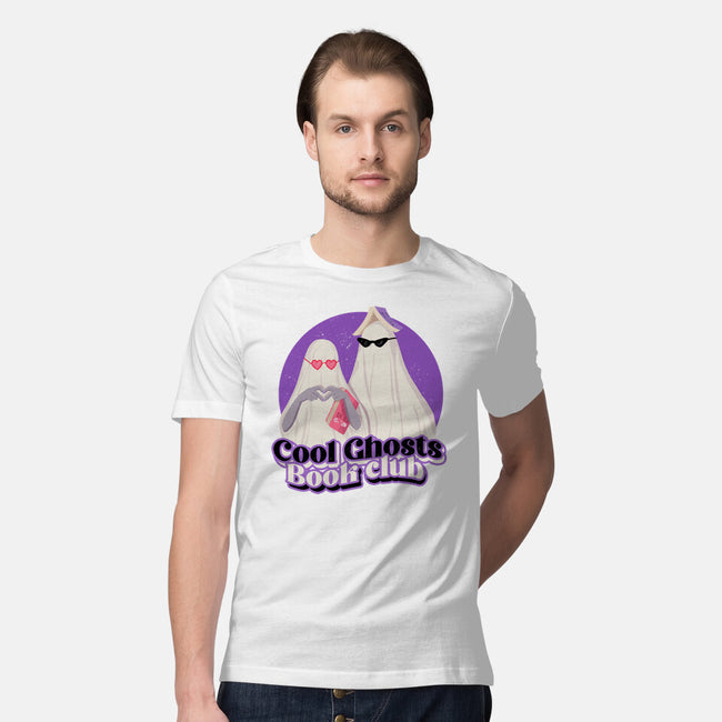 Cool Ghosts Book Club-Mens-Premium-Tee-Paola Locks