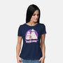 Cool Ghosts Book Club-Womens-Basic-Tee-Paola Locks