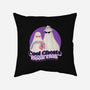 Cool Ghosts Book Club-None-Non-Removable Cover w Insert-Throw Pillow-Paola Locks