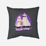 Cool Ghosts Book Club-None-Non-Removable Cover w Insert-Throw Pillow-Paola Locks