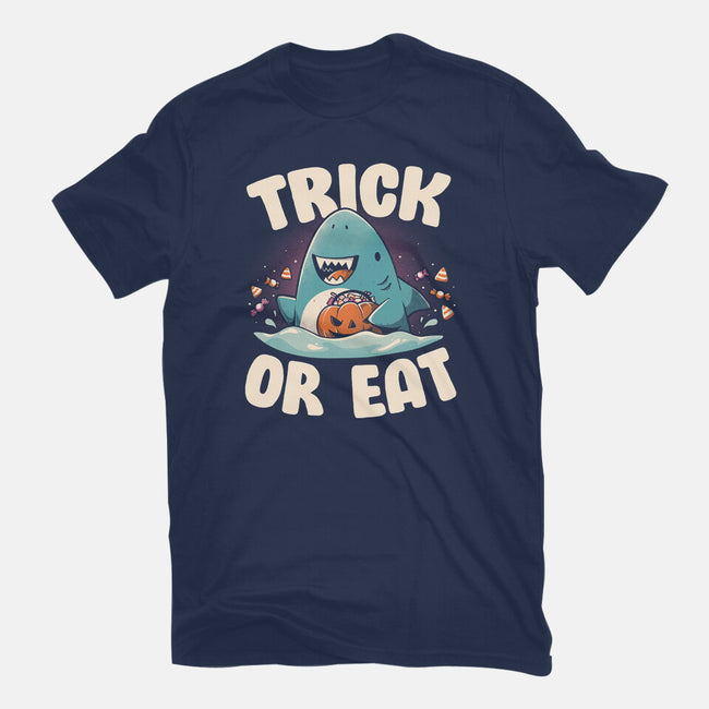 Trick Or Eat-Womens-Basic-Tee-eduely