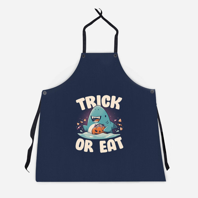 Trick Or Eat-Unisex-Kitchen-Apron-eduely