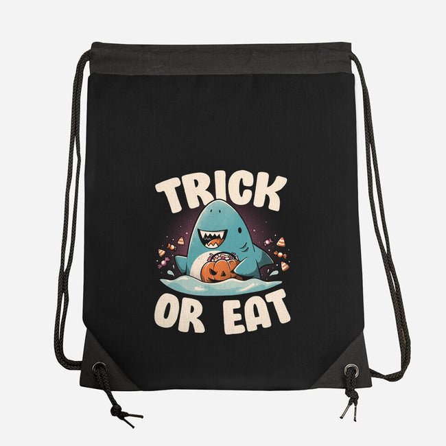 Trick Or Eat-None-Drawstring-Bag-eduely