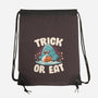 Trick Or Eat-None-Drawstring-Bag-eduely