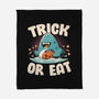 Trick Or Eat-None-Fleece-Blanket-eduely