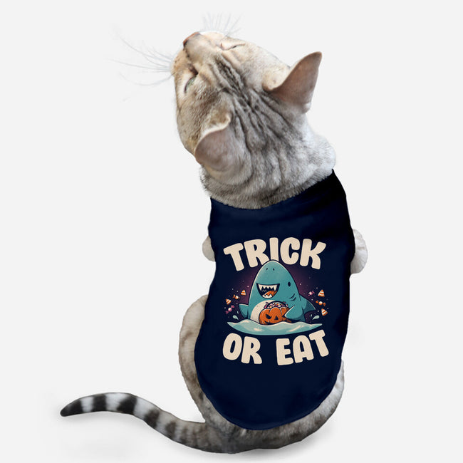 Trick Or Eat-Cat-Basic-Pet Tank-eduely