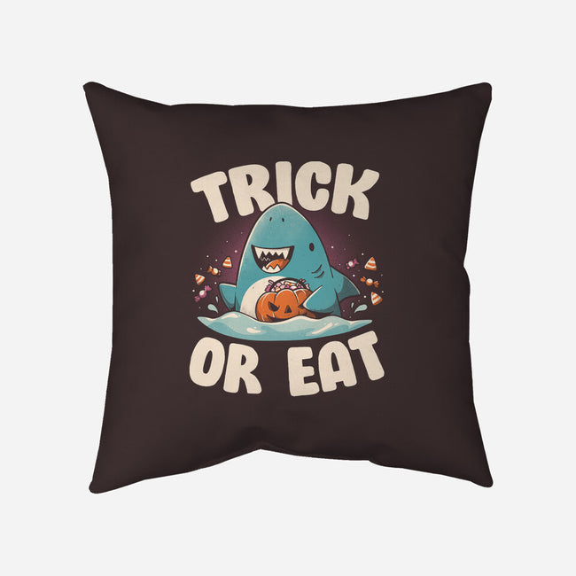 Trick Or Eat-None-Non-Removable Cover w Insert-Throw Pillow-eduely