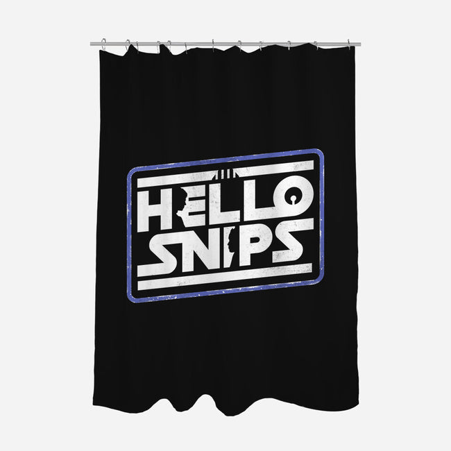 Hello Snips-None-Polyester-Shower Curtain-rocketman_art