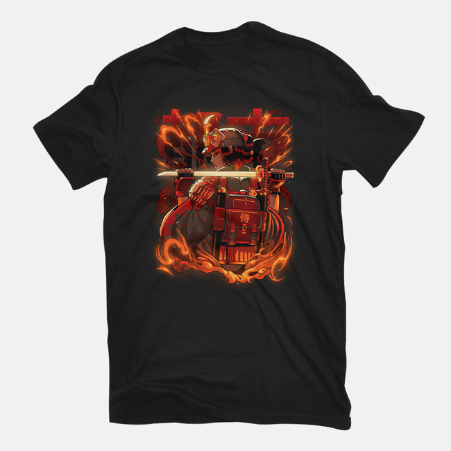 Fire Urban Samurai-Youth-Basic-Tee-Bruno Mota