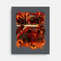 Fire Urban Samurai-None-Stretched-Canvas-Bruno Mota