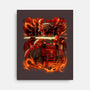 Fire Urban Samurai-None-Stretched-Canvas-Bruno Mota