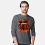 Fire Urban Samurai-Mens-Long Sleeved-Tee-Bruno Mota