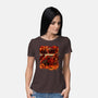 Fire Urban Samurai-Womens-Basic-Tee-Bruno Mota