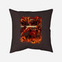 Fire Urban Samurai-None-Non-Removable Cover w Insert-Throw Pillow-Bruno Mota