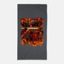 Fire Urban Samurai-None-Beach-Towel-Bruno Mota