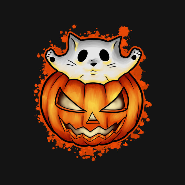 Cat In Pumpkin-Mens-Heavyweight-Tee-nickzzarto