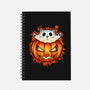 Cat In Pumpkin-None-Dot Grid-Notebook-nickzzarto