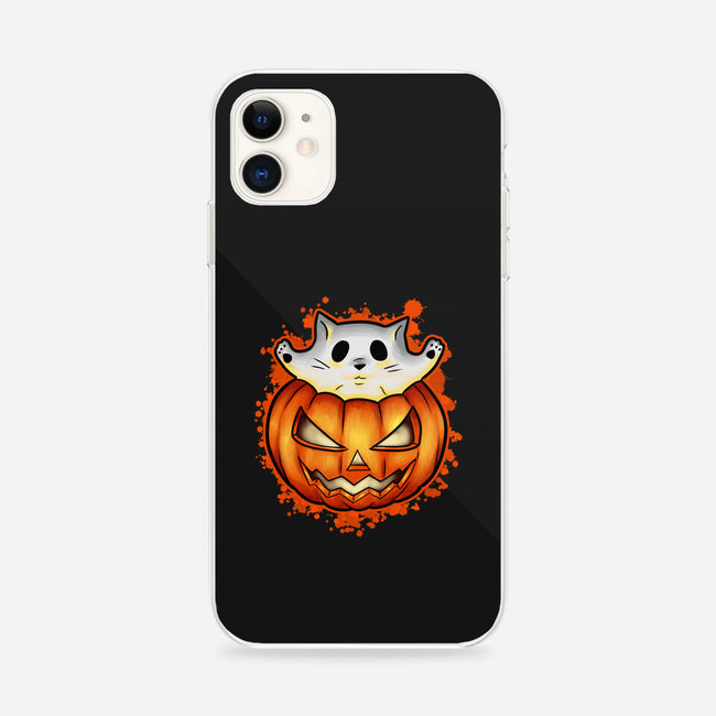 Cat In Pumpkin-iPhone-Snap-Phone Case-nickzzarto