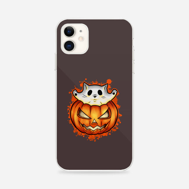 Cat In Pumpkin-iPhone-Snap-Phone Case-nickzzarto