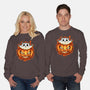 Cat In Pumpkin-Unisex-Crew Neck-Sweatshirt-nickzzarto