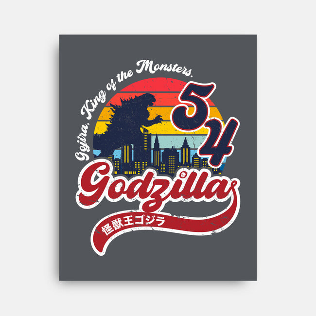 Gojira King Of The Monsters-None-Stretched-Canvas-DrMonekers