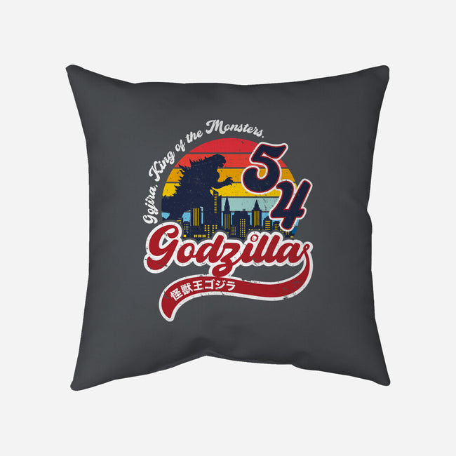 Gojira King Of The Monsters-None-Removable Cover w Insert-Throw Pillow-DrMonekers