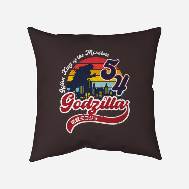 Gojira King Of The Monsters-None-Removable Cover w Insert-Throw Pillow-DrMonekers