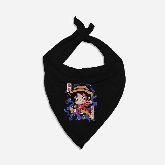 Luffy King Of The Pirates-Cat-Bandana-Pet Collar-Ca Mask