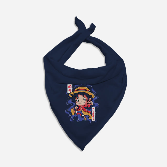 Luffy King Of The Pirates-Cat-Bandana-Pet Collar-Ca Mask