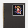 Luffy King Of The Pirates-None-Glossy-Sticker-Ca Mask