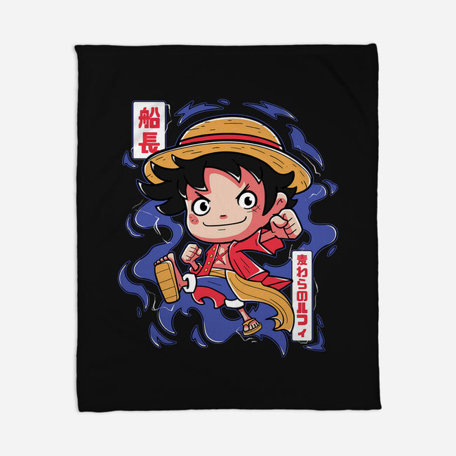 Luffy King Of The Pirates-None-Fleece-Blanket-Ca Mask