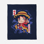 Luffy King Of The Pirates-None-Fleece-Blanket-Ca Mask