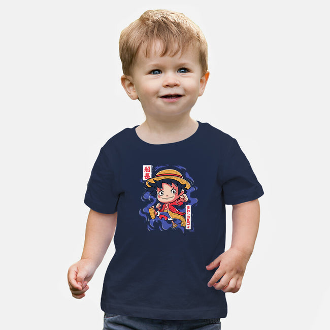 Luffy King Of The Pirates-Baby-Basic-Tee-Ca Mask