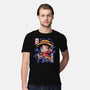 Luffy King Of The Pirates-Mens-Premium-Tee-Ca Mask