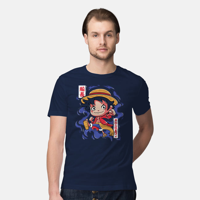 Luffy King Of The Pirates-Mens-Premium-Tee-Ca Mask