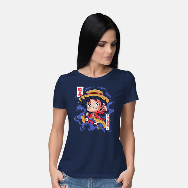 Luffy King Of The Pirates-Womens-Basic-Tee-Ca Mask