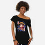 Luffy King Of The Pirates-Womens-Off Shoulder-Tee-Ca Mask