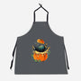 Pumpkin Kitty-Unisex-Kitchen-Apron-Vallina84