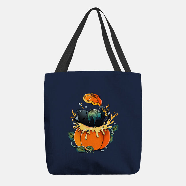 Pumpkin Kitty-None-Basic Tote-Bag-Vallina84