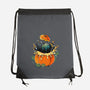 Pumpkin Kitty-None-Drawstring-Bag-Vallina84