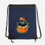 Pumpkin Kitty-None-Drawstring-Bag-Vallina84