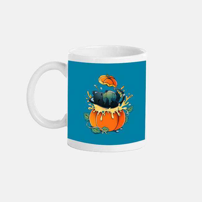 Pumpkin Kitty-None-Mug-Drinkware-Vallina84