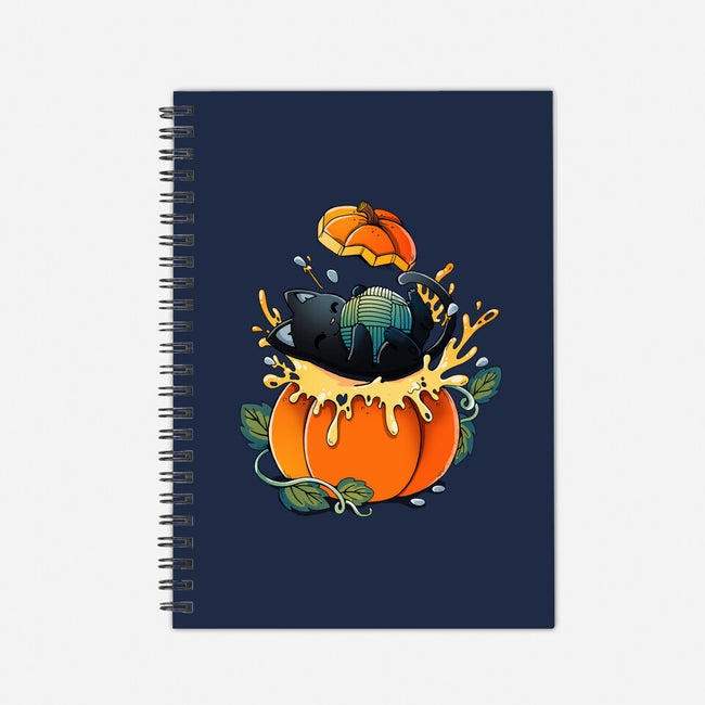 Pumpkin Kitty-None-Dot Grid-Notebook-Vallina84