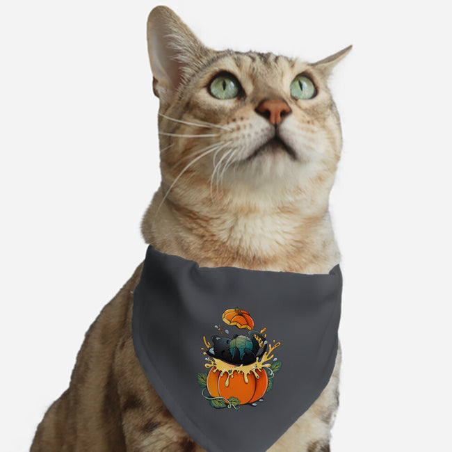 Pumpkin Kitty-Cat-Adjustable-Pet Collar-Vallina84