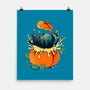 Pumpkin Kitty-None-Matte-Poster-Vallina84