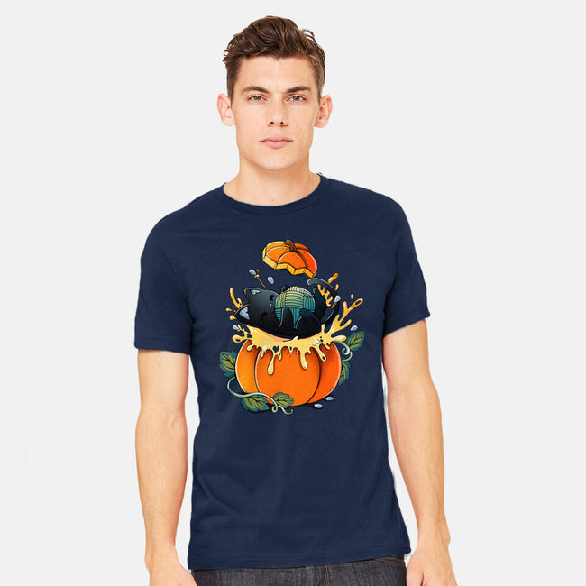 Pumpkin Kitty-Mens-Heavyweight-Tee-Vallina84