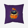 Pumpkin Kitty-None-Non-Removable Cover w Insert-Throw Pillow-Vallina84