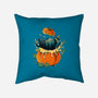 Pumpkin Kitty-None-Removable Cover-Throw Pillow-Vallina84