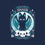 Sinner Cat-Womens-Fitted-Tee-Vallina84