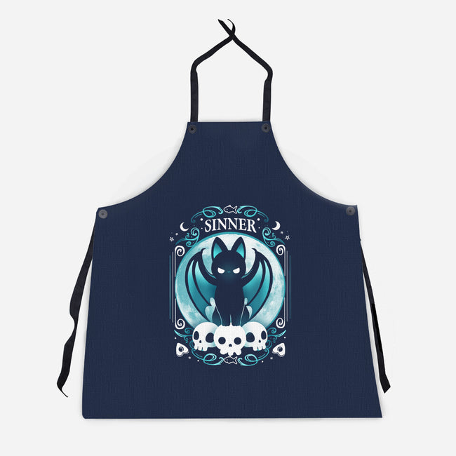 Sinner Cat-Unisex-Kitchen-Apron-Vallina84